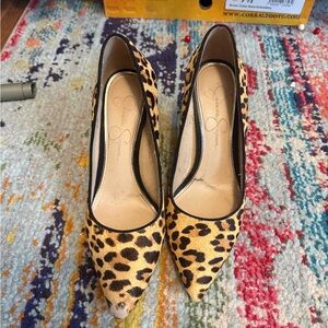 Jessica Simpson Leopard Print Heels